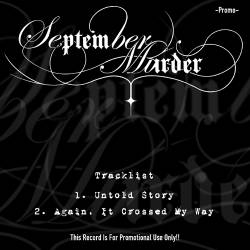 September Murder : Promo